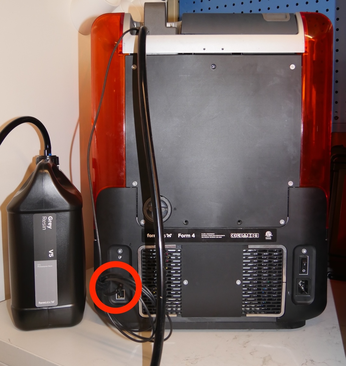 Resin Pumping Systemを使用したプリント